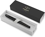 Parker IM Rollerball Pen Matte Black with Black Trim Fine Point Gift Box