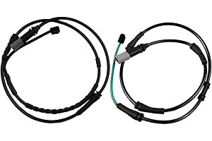 Bapmic Front 34356791958 + Rear 34356791962 Brake Pad Wear Sensor Kit for BMW F10 528i 535i