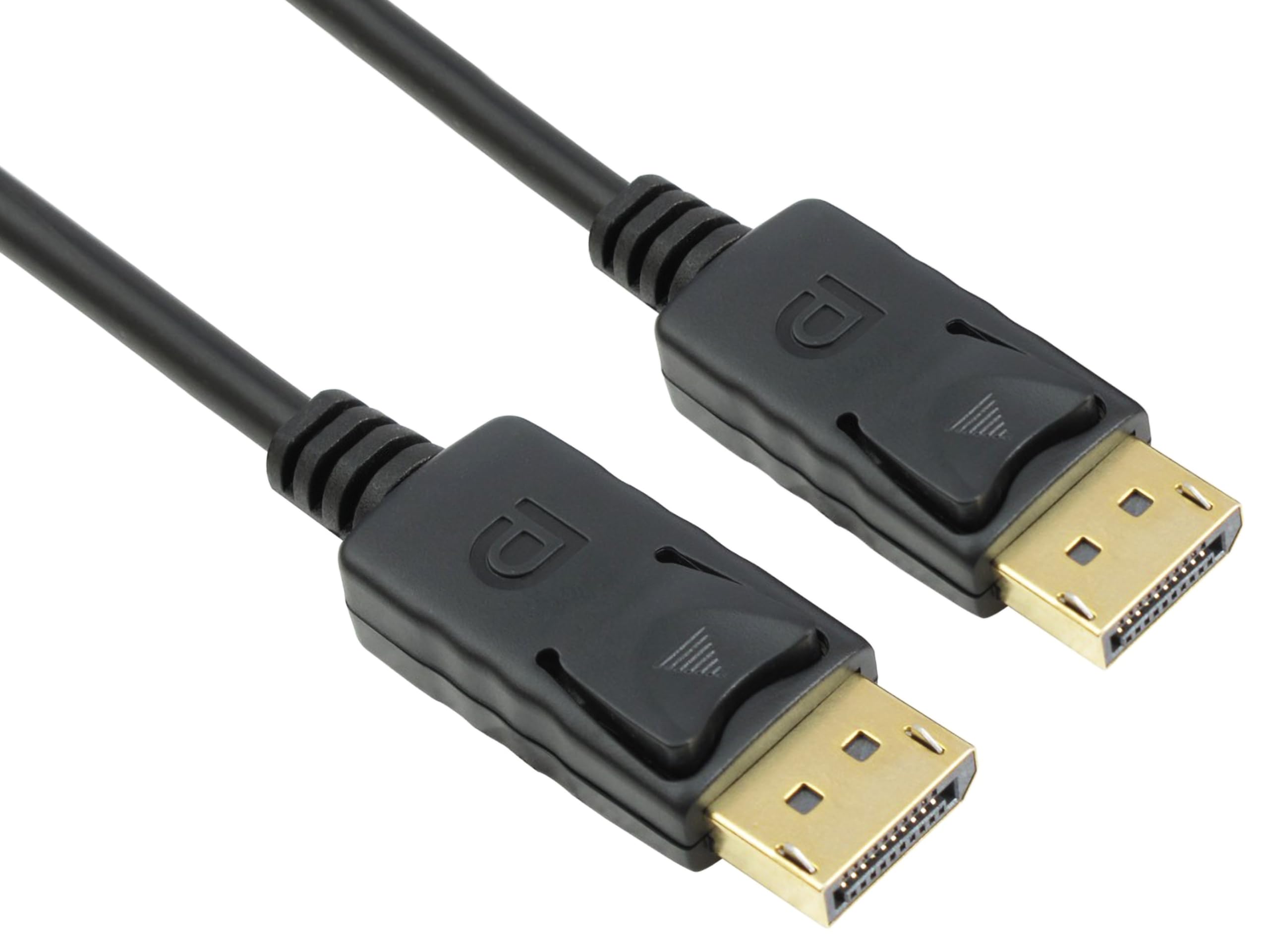 PremiumCord 16K DisplayPort 2.0 Cable M/M 1.5 m Male to Male 80Gbps, Video 16K@60Hz, 8K@120Hz, 4K@144Hz 2160p, HDCP 2.2, Gold-Plated Connectors, Black