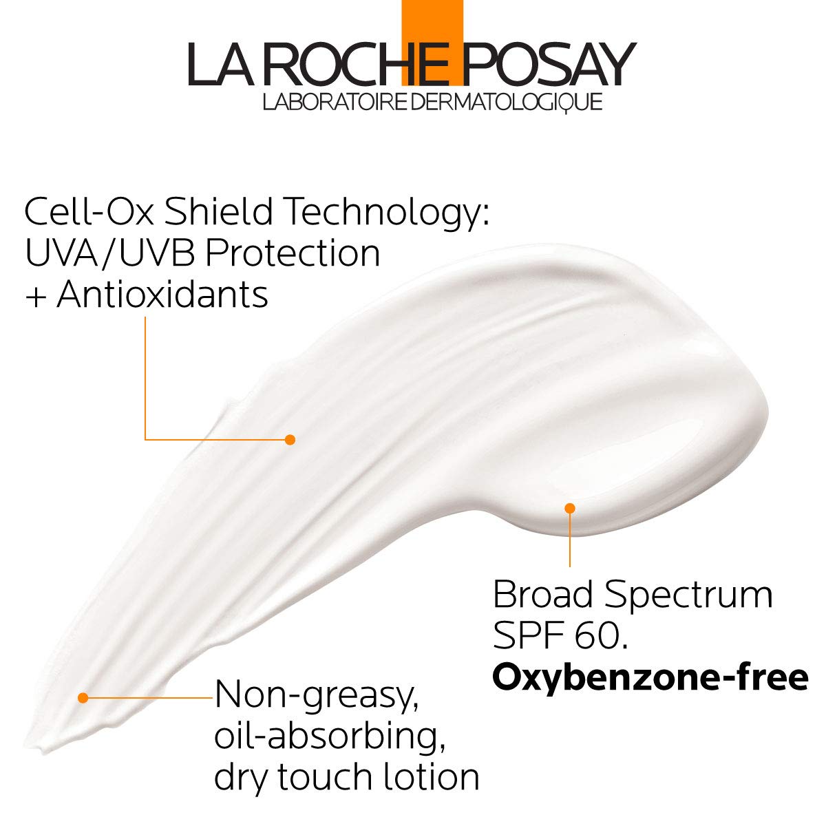 La Roche-Posay Anthelios Clear Skin Dry Touch Sunscreen Broad Spectrum SPF 60, Oil Free Face Sunscreen, Non-Greasy, Oxybenzone Free, 1.7 Fl. Oz: Premium Beauty