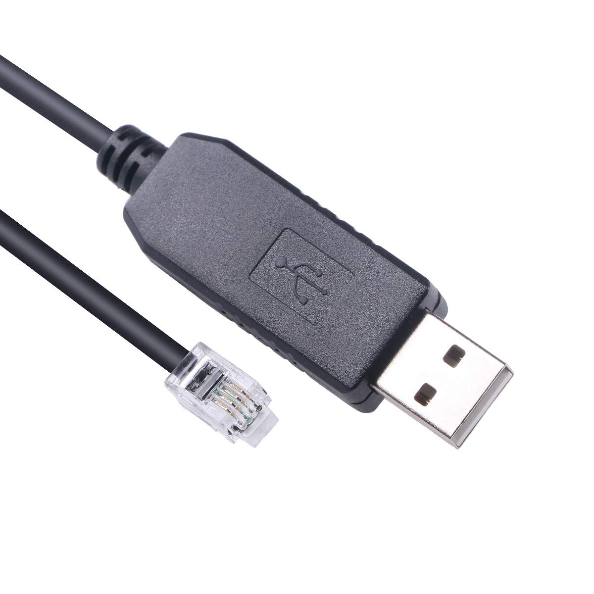 USB Cable for Meade 505 ETX-90 ETX-125 LXD75 LX80 LX90 Control, Meade 497 Autostar and AudioStar Equipped Models 254 Upgrade,USB-4P4C RS-232 Connector Serial Cable 16ft (USB-4P4C-16ft)