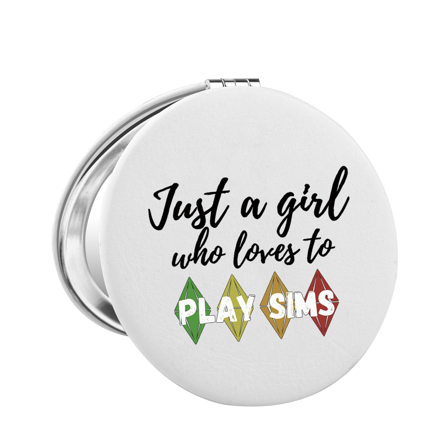 FUNYSO Video Game Lover Gift Video Game Player Gift Mirror Who Loves To Play Sims Gift Sim Game Merch (Sims Mirror UK)