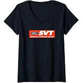 Women's Ford SVT Logo V-Neck T-Shirt