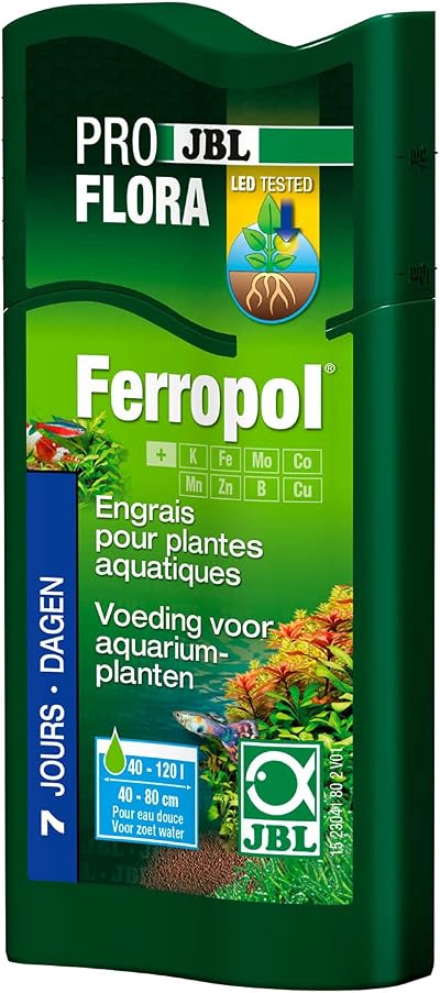 JBL Ferropol 100ml Fertilizer for Freshwater Aquariums - Strong Plant Growth