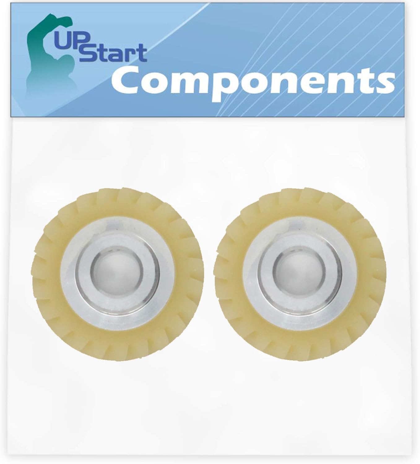 2-Pack W10112253 Mixer Worm Gear Replacement for KitchenAid KSM5 Mixer - Compatible with WPW10112253 Worm Gear - UpStart Components Brand