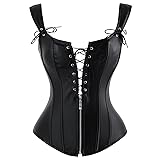 Charmian Women's Renaissance Lace Up Vintage Boned