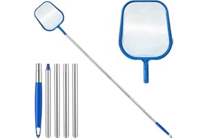 Pool Skimmer Net Pool Net Skimmer Fine Mesh Net Pool Cleaning Kit Pond Skimmer Pool Net for Leaves Pool Leaf Net Pool Leaf Sk