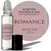 MOBETTER FRAGRANCE OILS' Impression of Romance (W) Women Perfume Body Oil, Floral Fruity fragrance for women, Long Lasting, Travel Size