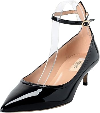 valentino kitten heels black
