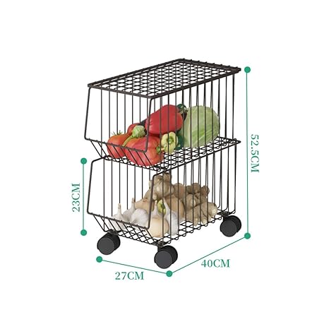 Trolley 2nd Floor Kitchen Living Room Dining Storage Cart