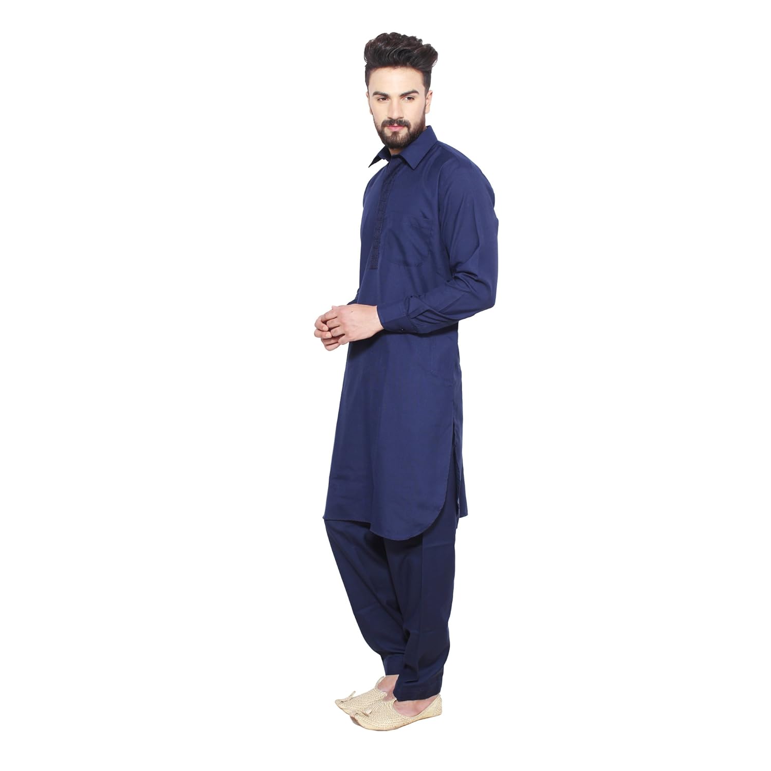 sojanya (since 1958) men's cotton blend pathani kurta salwar