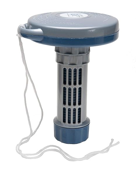 Floating Chlorine Or Bromine Puck Dispenser For Hot Tub