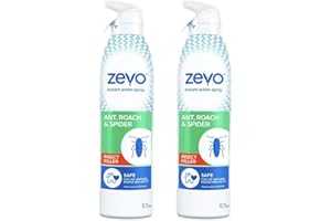 Zevo Roach Killer Ant, Roach, Spider Insect Spray (10 oz) | Indoor Outdoor Use | Instant Action | Pet People Friendly Safe (2)