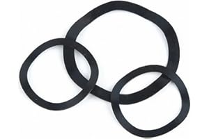WALENI 2-100pcs Black Galvanized Steel Wave Washers Wave Crest Spring Washer Wave Type Gasket Zinc Plated M3-M118(M50x60x0.5-