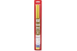 K&S Precision Metals Aluminum Crafting Foil, Gold 6055 - 0.004" Thick (36 Ga) x 12" Wide x 24" Long (1 Roll) - DIY Crafts, Repairs, Home Décor, Made in USA