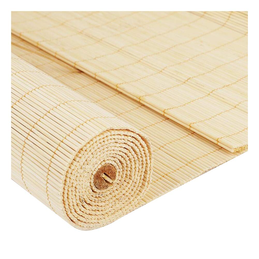 CHAXIA Roller Blind Bamboo Shade Curtain Partition Sun Visor Sunscreen Chinese Style Retro, 2 Colors Optional (Color : B, Size : 50x150cm)