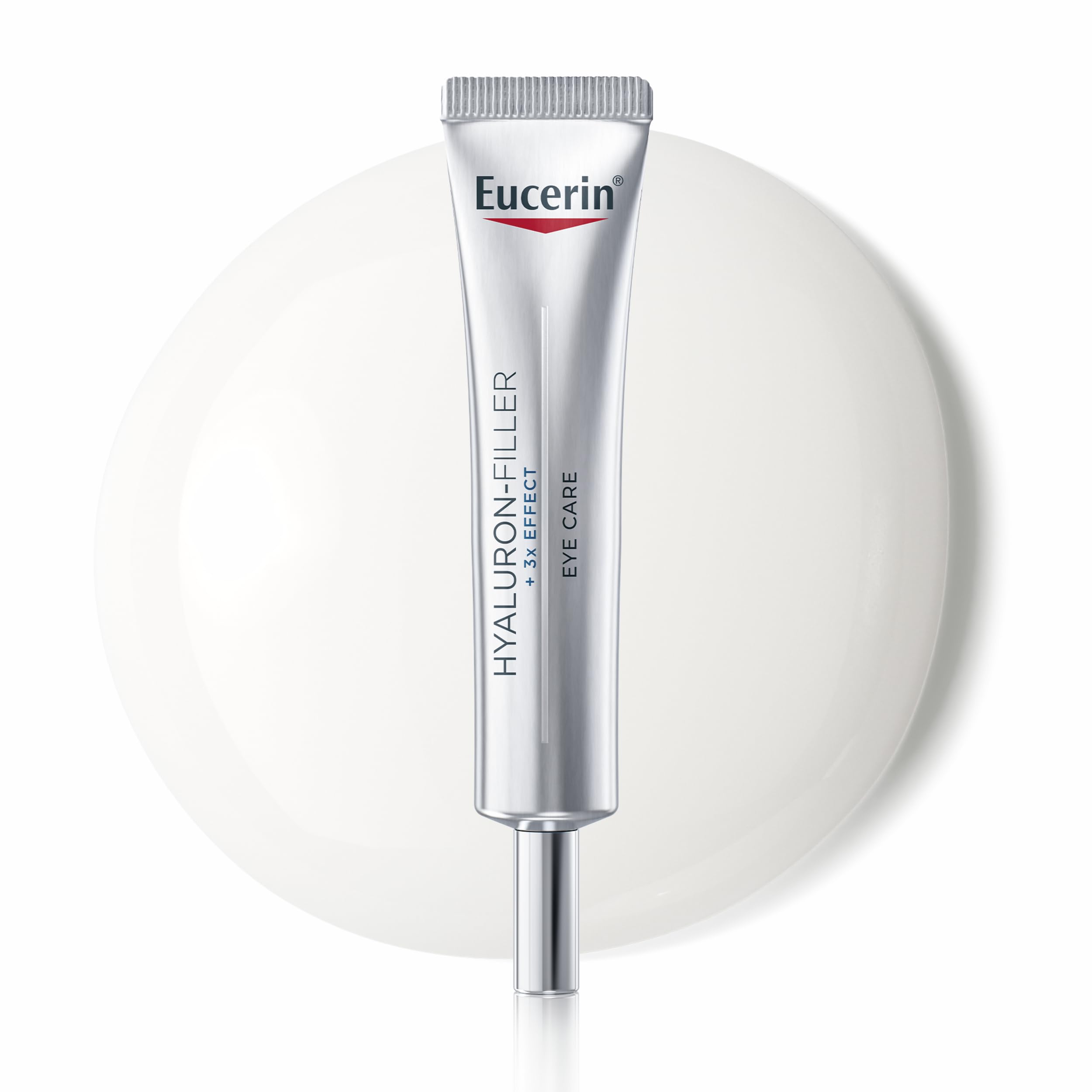 Eucerin Hyaluron-Filler Eye Cream SPF 15 15ml, Advanced Anti-Wrinkle Eye Cream to Target Fine Lines and Deep Wrinkles, Nourishing Moisturiser with Hyaluronic Acid for The Delicate Eye Area