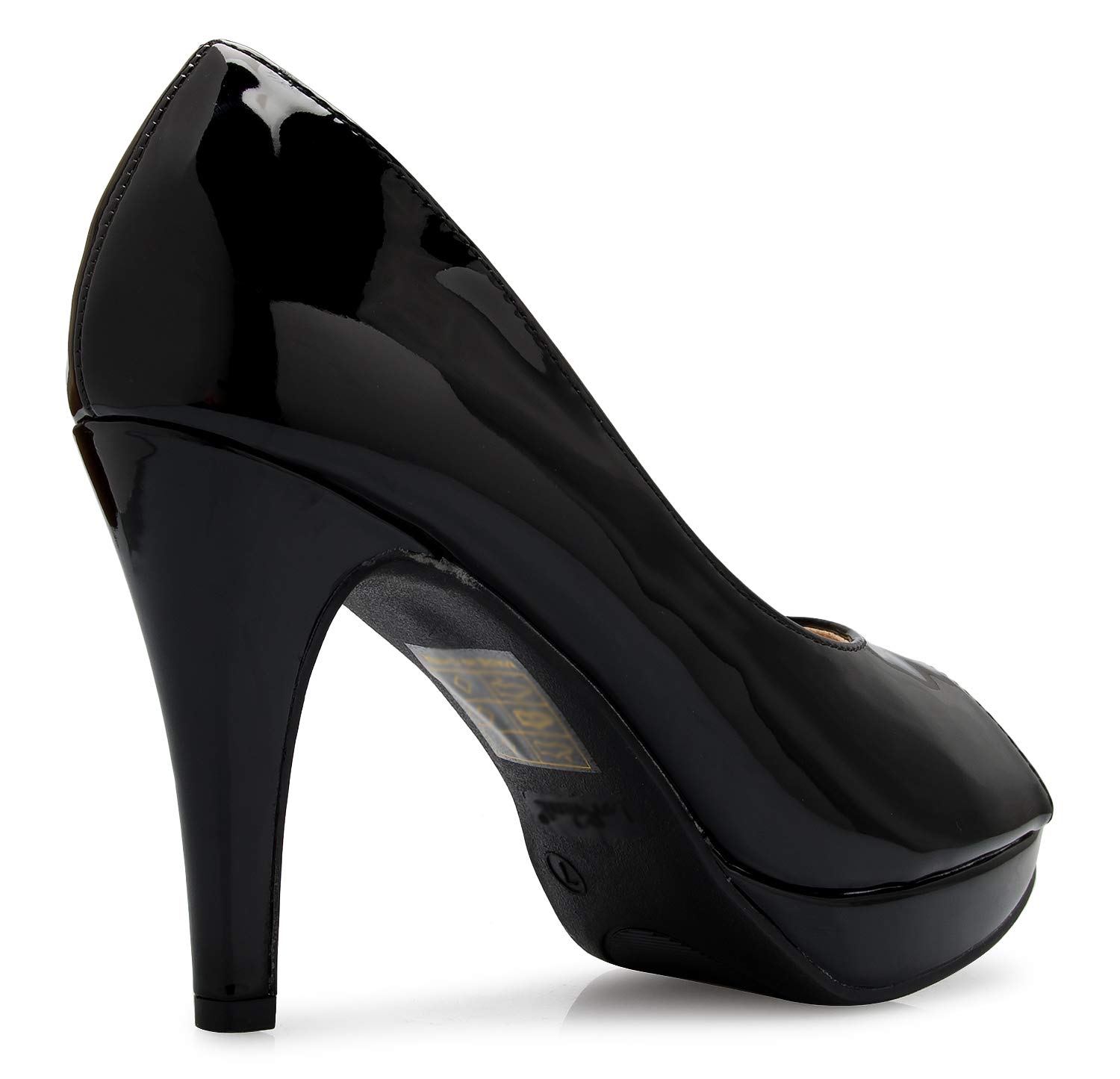 Olivia K Women¡¯s Sexy Open Toe High Heel Pumps - Basic, Comfortable - Image 7