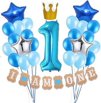 1st birthday balloons for boy