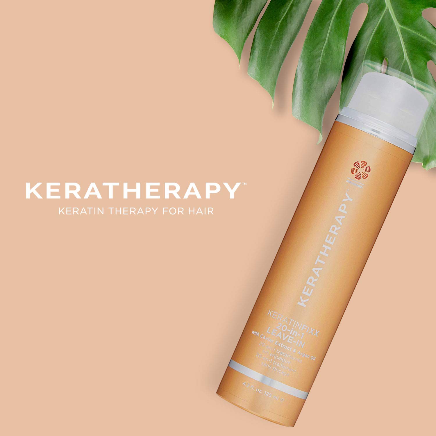 KERATHERAPY Keratin Infused Keratinfixx 20-in-1 Leave-in, 4.2 fl. oz., 125 mL: Premium Beauty