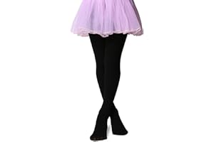 Henwarry Girls 90D Ballet Dance Tights School Uniform Soft Stockings Semi Opaque Footed Microfiber Leggings
