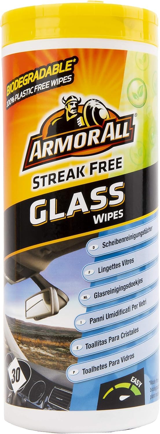 Armor All 1835114 AA37030M Glass Wipes (30 Pieces)