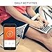 LQM Fitness Tracker Health Smart Bracelet,IP67 Waterproof Heart Rate Monitor Bluetooth Touch Screen Sport Wristband with Activity Tracker Pedometer for IOS Android Cellphone (Black)
