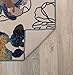 Rugshop Cream Bright Flowers Non Slip Non-Shedding Runner Rug for Hallway, Kitchen and Laundry Room, 2' x 7' (22