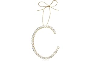 Mrchtmas 2025 Christmas Letter Ornaments, Initial C Ornaments for Xmas Tree,Hanging Ornament for Mother Best Friends Sister Wife