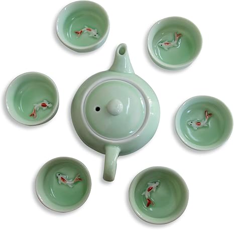 Chinese Kung Fu Tea Set Hand Painted