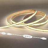 GXILEE COB LED Strip Lights Natural White 4000K