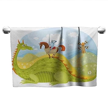 Amazon Com Alisoso Fantasy Hair Towel Knight Don Quixote With