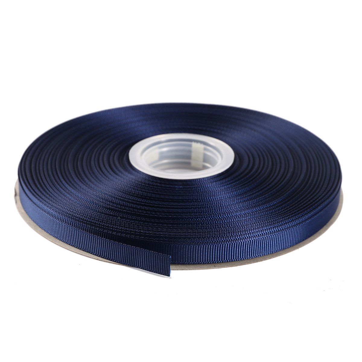ITIsparkle 9mm Width (3/8") Grosgrain Ribbon 45 Meters (full reel) Crafts Gift Wrap Floristry - Navy Ribbon — image 1