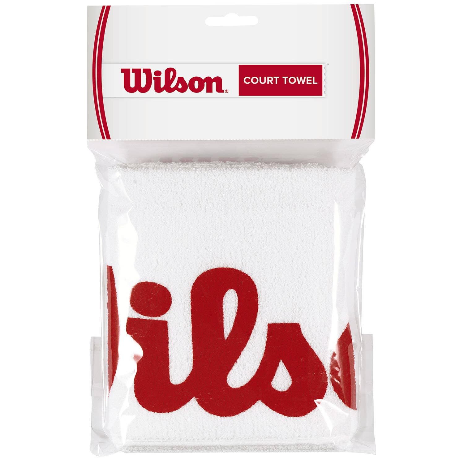 Wilson Sports Towel, Sport Court, White/Red