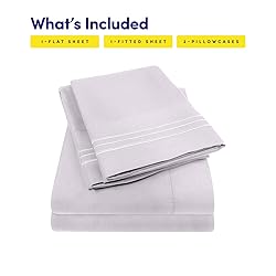 1500 Supreme Collection Queen Sheet Sets Lilac