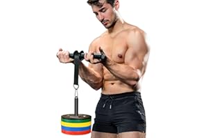 TAEKU Forearm Blaster Roller Anti-Slip Handle Forearm Wrist Exerciser Trainer Strength Equipment Home Gym Must for Exercising Fitness Workout