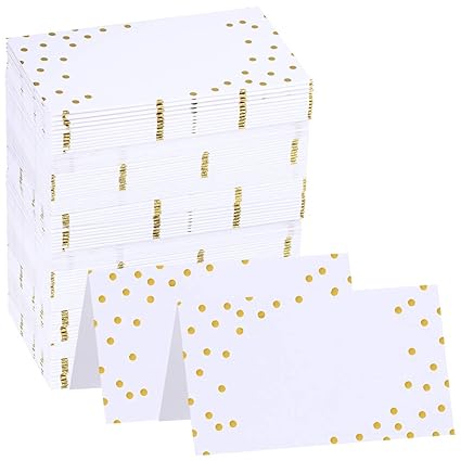 Amazon Com Supla 120 Pcs Table Setting Place Cards Wedding White