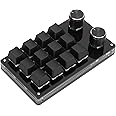 Arsor One Handed Programmable Mechanical Gaming Keypad, 12 Keys Multifunctional With Knob Plug and Handed Keyboard