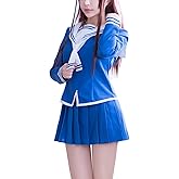 LTAKK Kawaii Sailor Dress Anime Japanese School Girl Uniform Tohru Honda Cosplay Maid Outfit