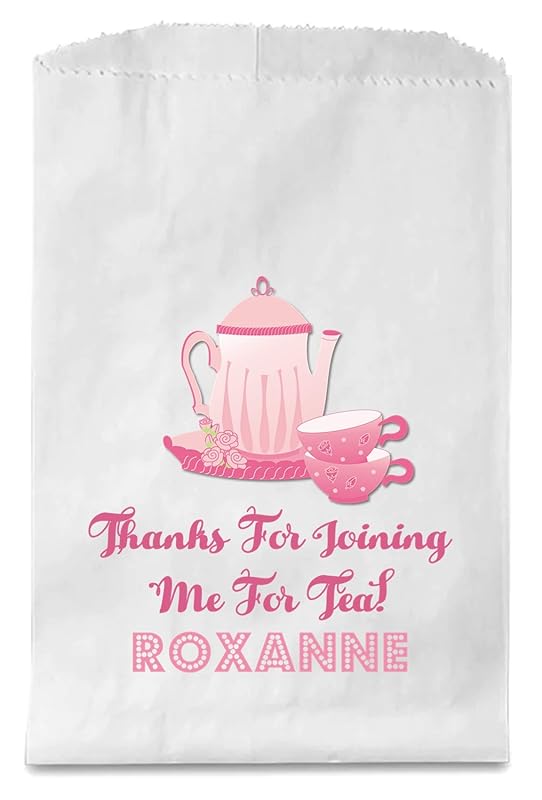 Tea Party Birthday Party Favor Treat Bags Handmade