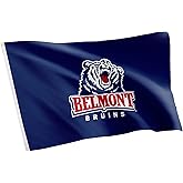 Desert Cactus Belmont University BU Flag - 3 x 5 Feet Bruins Banner, Indoor/Outdoor Durable Fabric, 100% Polyester Design (Style 1)