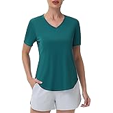 SPEXIAL Women's Short Sleeve SPF Shirts UPF 50+ Moisture Wicking Workout Athletic Tops Quick Dry Sun Shirt
