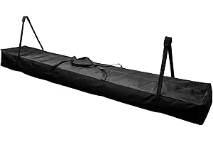 Adnee 83" L x 12" W Heavy Duty Party Tent Poles Storage Bag-600D Oxford Canopy Pole Bag with Padded Handles and Dual Zipper-Portable Long Storage Bag for Storing Event Tent Equipment Top Covers Pole