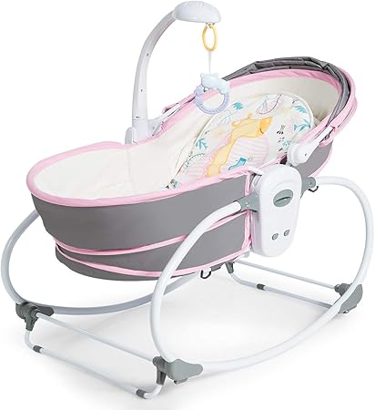 gymax 5 in 1 portable bassinet