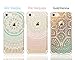 iPhone 7 Case, CarterLily [3-Pack] Ultra Thin Colorful Mandala Henna White Flower Cute Art Pattern TPU Rubber Flexible Slim Skin Soft Scratch Resistant Case for iPhone 7 (For iPhone 7 4.7'' 02)