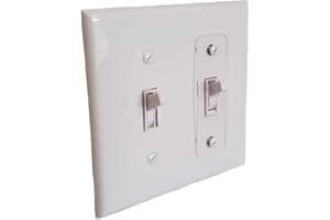 SPEEDFREAKCNC 5pc Toggle Switch Plate Cover Lock, Child Protection, Sump Pump, HotTub, Indoor/Outdoor