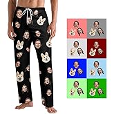 Generic Men's Personalized Face Pajama Pants - Funny Gifts for Adult Men