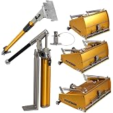 TapeTech MaxxBox Power Assist 7"- 10"- 12" Drywall Flat Box Combo w/Extender Handle, Pump, Box Filler