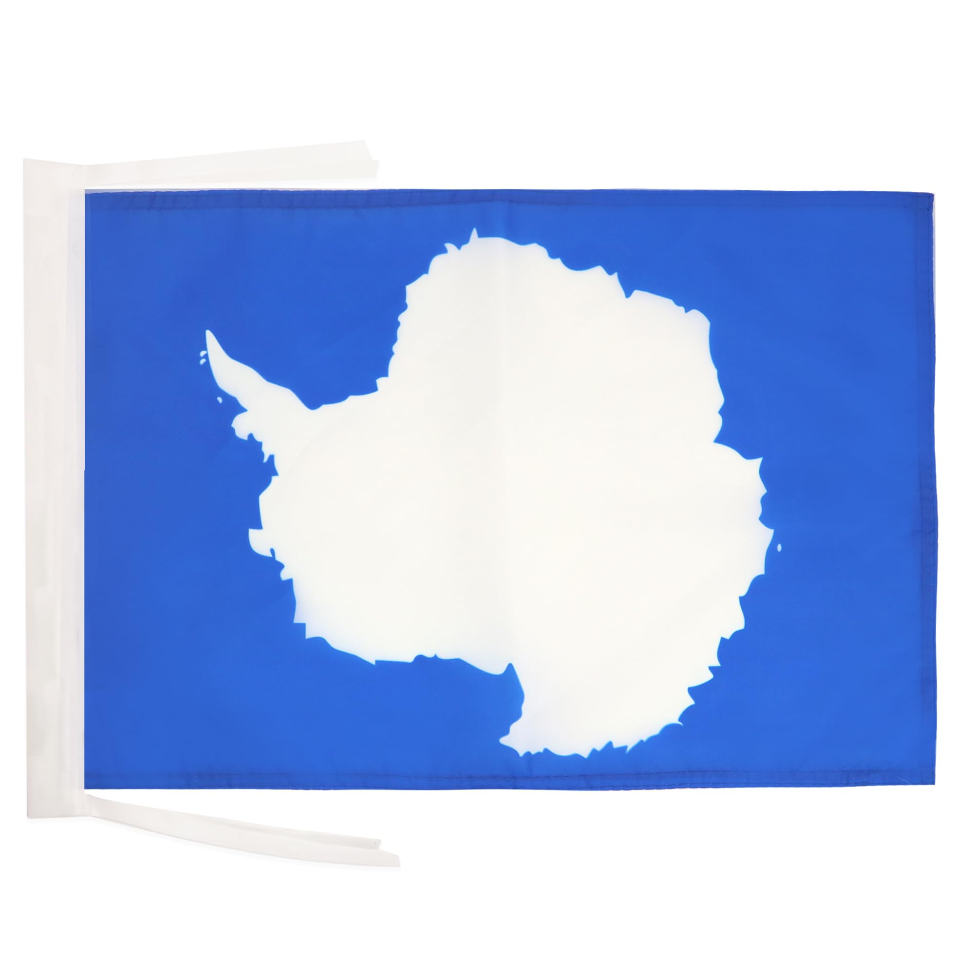 AZ FLAG - Antarctic Flag - 18'' x 12'' - 100% Polyester Antarctic continent Small Banner with Two Cords - Fade Resistant - Vivid Colors - 18x12 in - 45x30 Cm โ image 1