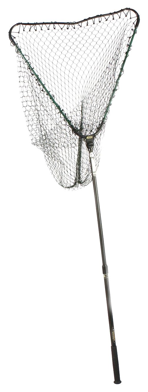 Snowbee Telescopic / Folding Landing Net - Black/Green, Medium